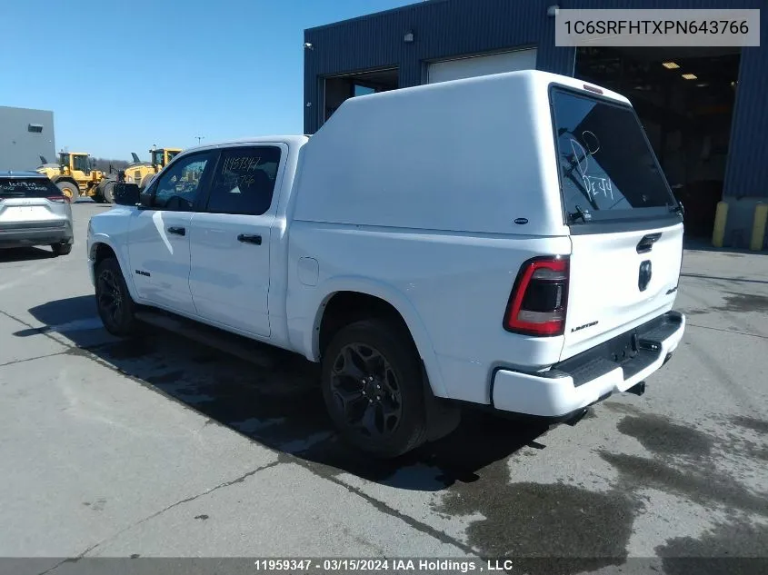 2023 Ram 1500 Limited VIN: 1C6SRFHTXPN643766 Lot: 11959347