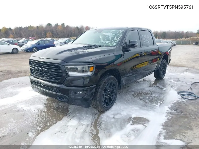 1C6SRFVT5PN595761 2023 Ram 1500 Sport