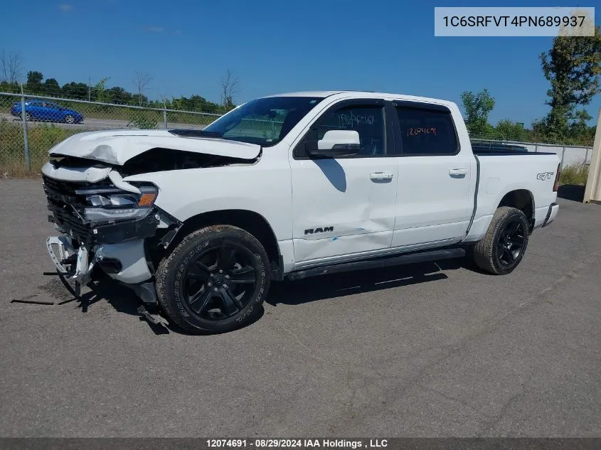 2023 Ram 1500 Sport VIN: 1C6SRFVT4PN689937 Lot: 12074691