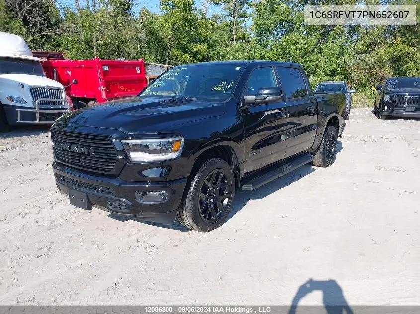 2023 Ram 1500 Sport VIN: 1C6SRFVT7PN652607 Lot: 12086800