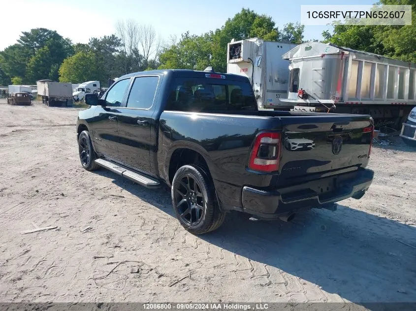 2023 Ram 1500 Sport VIN: 1C6SRFVT7PN652607 Lot: 12086800