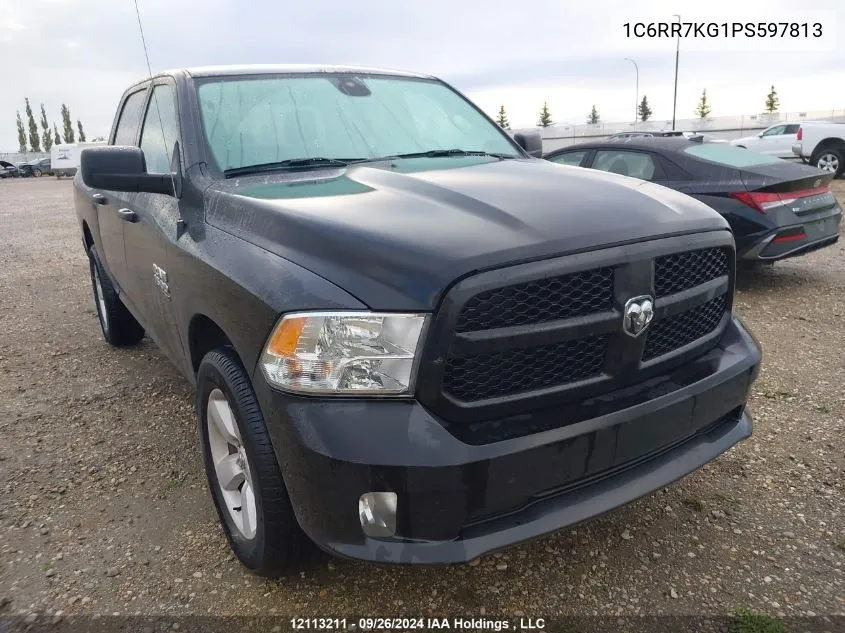 2023 Ram 1500 Classic Tradesman VIN: 1C6RR7KG1PS597813 Lot: 12113211