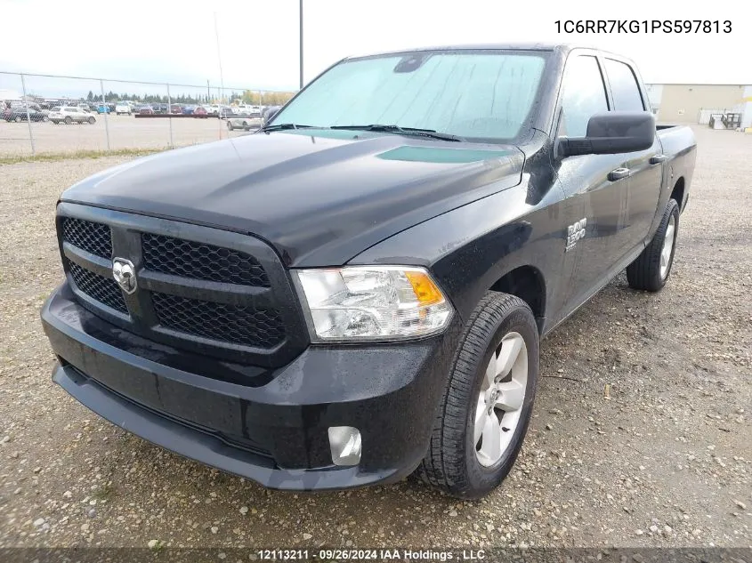 2023 Ram 1500 Classic Tradesman VIN: 1C6RR7KG1PS597813 Lot: 12113211