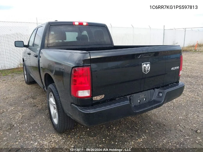 2023 Ram 1500 Classic Tradesman VIN: 1C6RR7KG1PS597813 Lot: 12113211