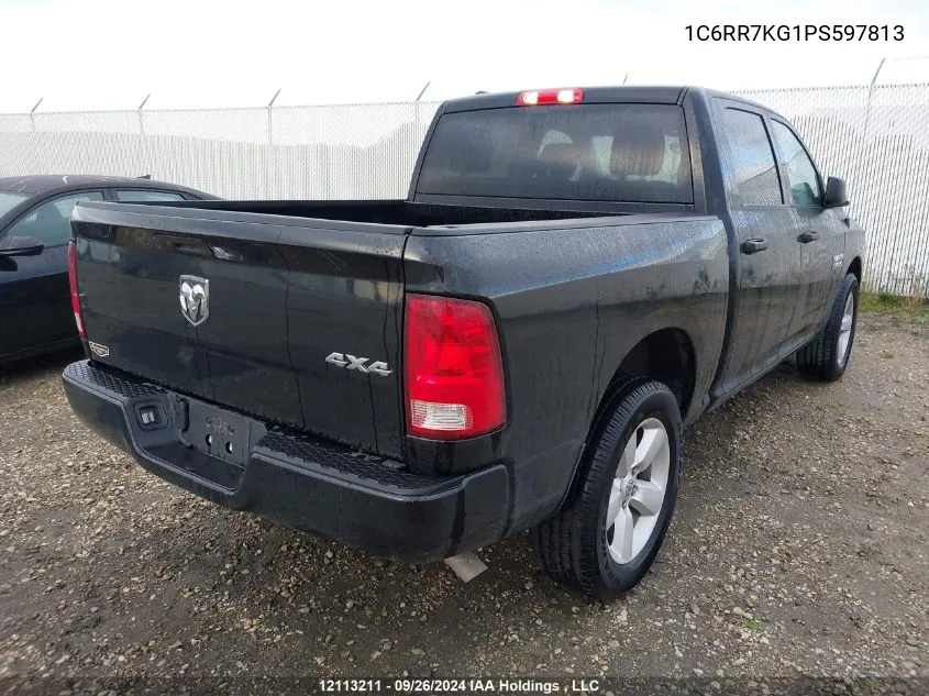 1C6RR7KG1PS597813 2023 Ram 1500 Classic Tradesman