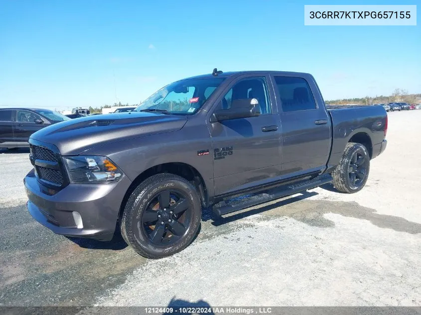 2023 Ram 1500 Classic Tradesman VIN: 3C6RR7KTXPG657155 Lot: 12124409