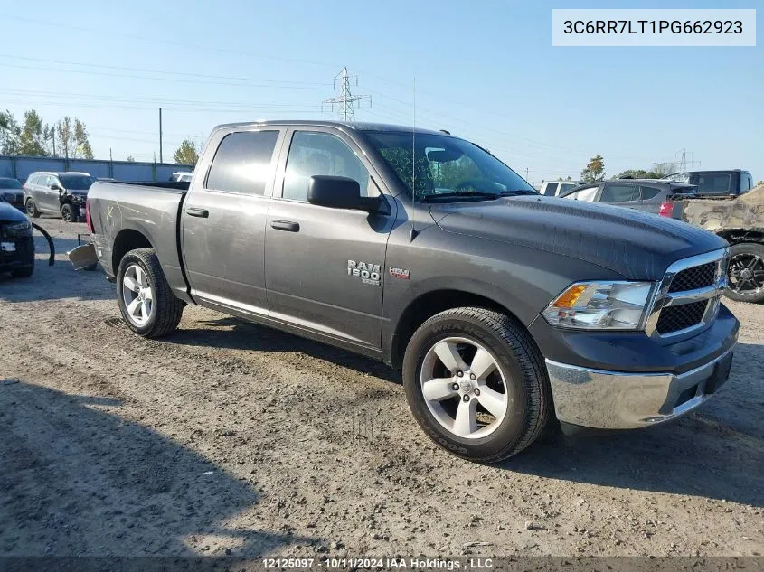 2023 Ram 1500 Classic Slt VIN: 3C6RR7LT1PG662923 Lot: 12125097