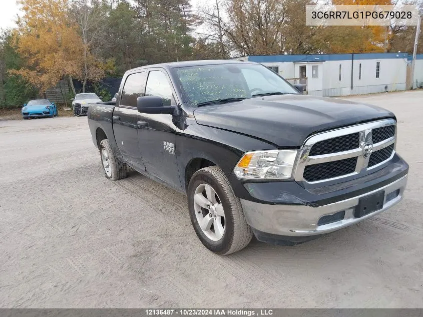 2023 Ram 1500 Classic Slt VIN: 3C6RR7LG1PG679028 Lot: 12136487