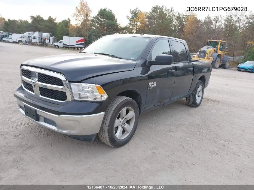 2023 Ram 1500 Classic Slt VIN: 3C6RR7LG1PG679028 Lot: 12136487