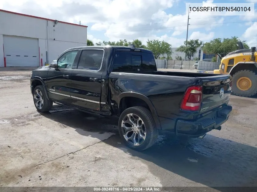 2023 Ram 1500 Limited 4X4 5'7 Box VIN: 1C6SRFHT8PN540104 Lot: 39249716