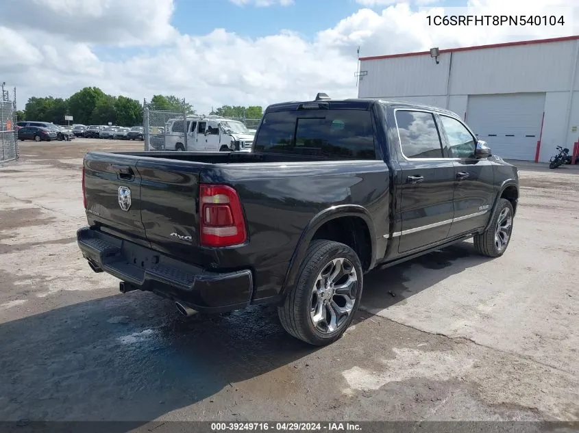 2023 Ram 1500 Limited 4X4 5'7 Box VIN: 1C6SRFHT8PN540104 Lot: 39249716