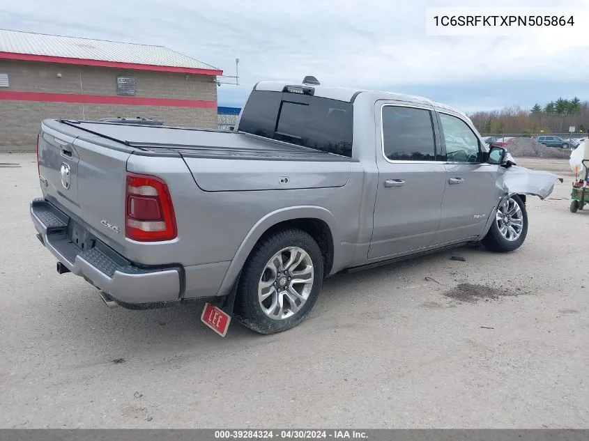 2023 Ram 1500 Limited Longhorn 4X4 5'7 Box VIN: 1C6SRFKTXPN505864 Lot: 39284324