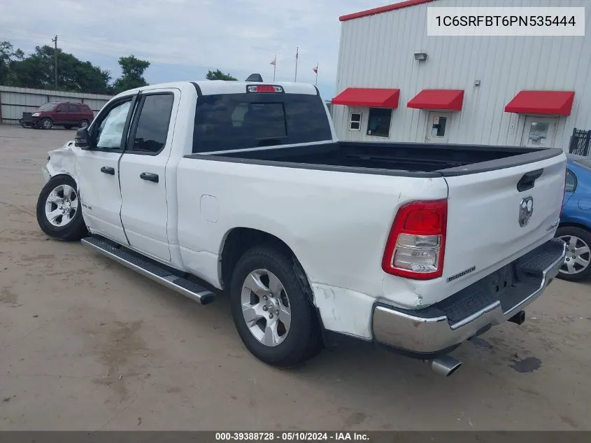 2023 Ram 1500 Big Horn Quad Cab 4X4 6'4 Box VIN: 1C6SRFBT6PN535444 Lot: 39388728