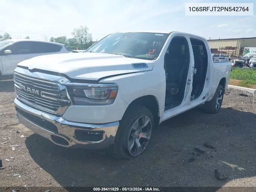 2023 Ram 1500 Laramie 4X4 5'7 Box VIN: 1C6SRFJT2PN542764 Lot: 39411829