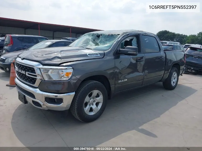 2023 Ram 1500 Big Horn 4X2 5'7 Box VIN: 1C6RREFT5PN552397 Lot: 39478018