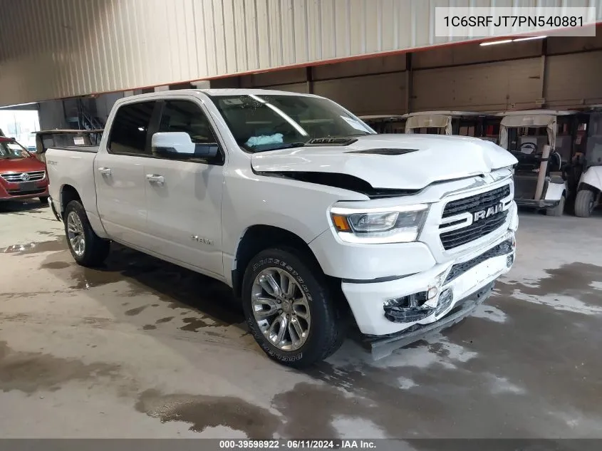 2023 Ram 1500 Laramie 4X4 5'7 Box VIN: 1C6SRFJT7PN540881 Lot: 39598922