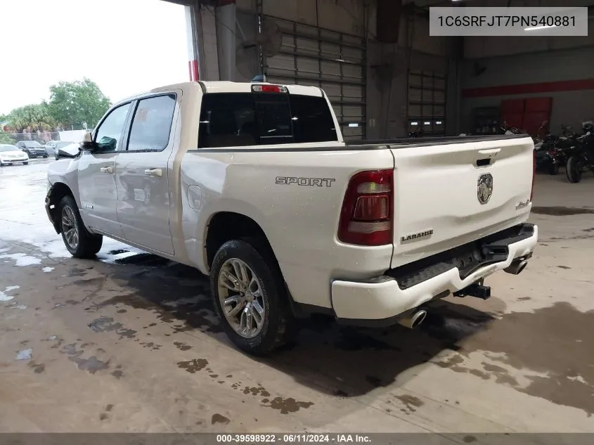 1C6SRFJT7PN540881 2023 Ram 1500 Laramie 4X4 5'7 Box