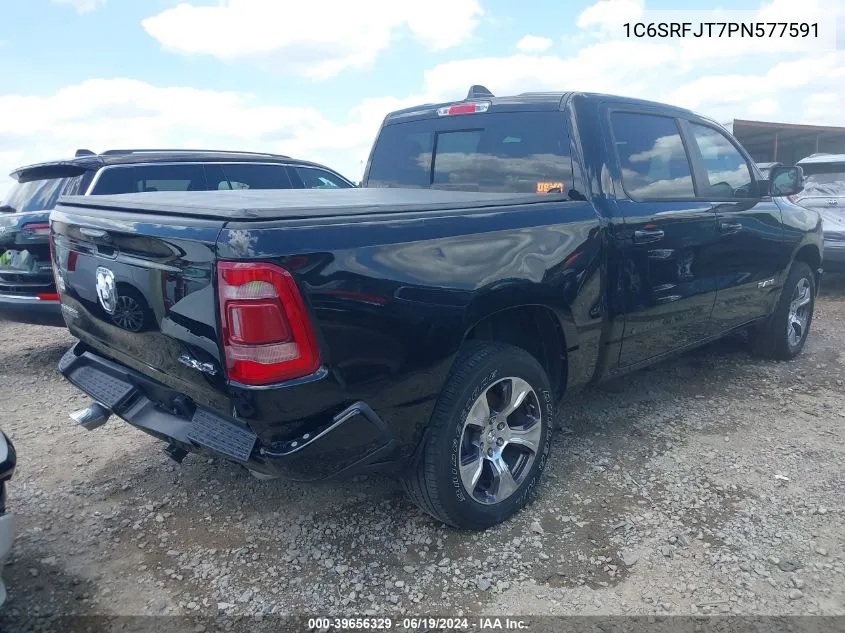 2023 Ram 1500 Laramie 4X4 5'7 Box VIN: 1C6SRFJT7PN577591 Lot: 39656329