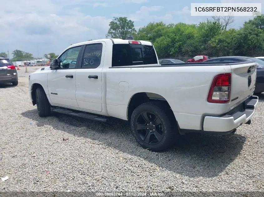 2023 Ram 1500 Big Horn Quad Cab 4X4 6'4 Box VIN: 1C6SRFBT2PN568232 Lot: 39863744