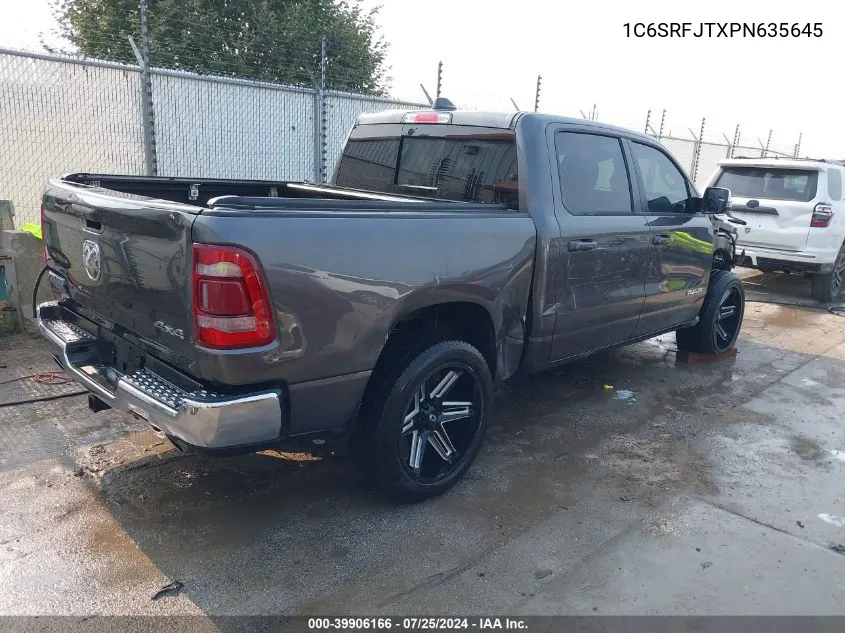 2023 Ram 1500 Laramie 4X4 5'7 Box VIN: 1C6SRFJTXPN635645 Lot: 39906166