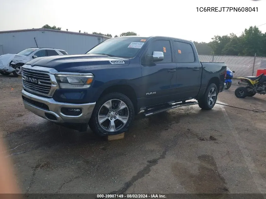 2023 Ram 1500 Laramie 4X2 5'7 Box VIN: 1C6RREJT7PN608041 Lot: 39987149