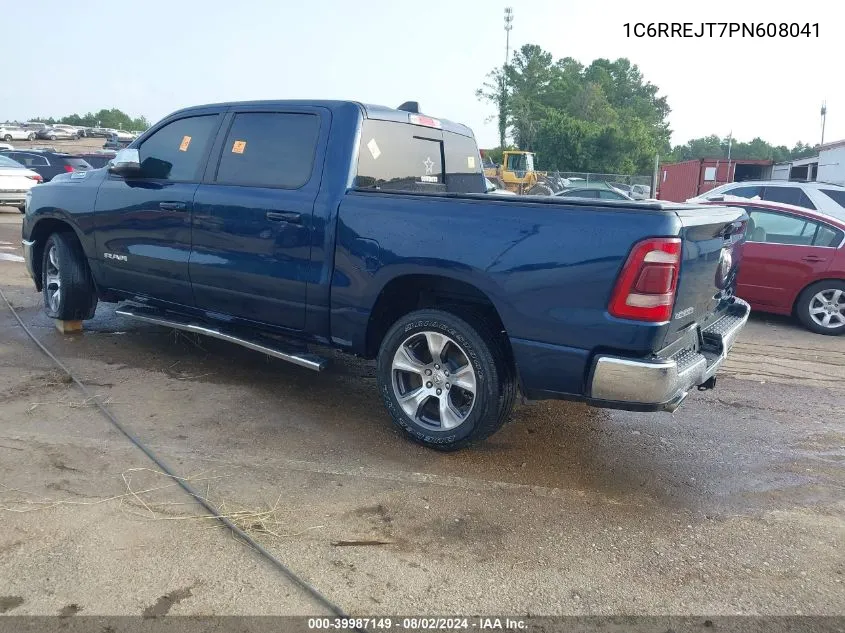 2023 Ram 1500 Laramie 4X2 5'7 Box VIN: 1C6RREJT7PN608041 Lot: 39987149