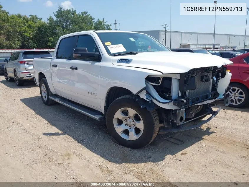 2023 Ram 1500 Big Horn 4X2 5'7 Box VIN: 1C6RREFT2PN559713 Lot: 40039874