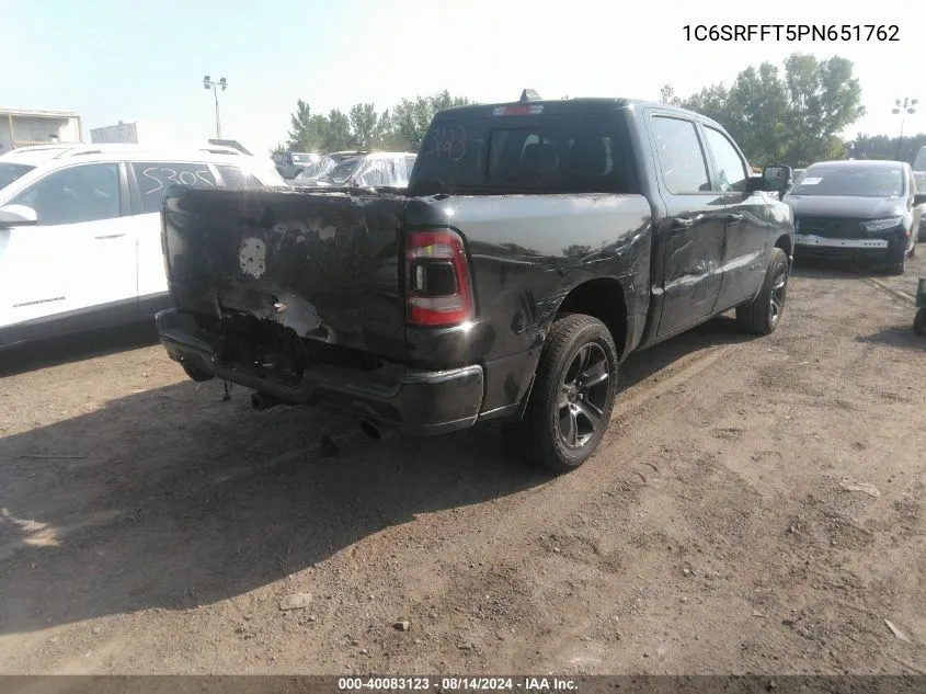 2023 Ram 1500 Big Horn 4X4 5'7 Box VIN: 1C6SRFFT5PN651762 Lot: 40083123