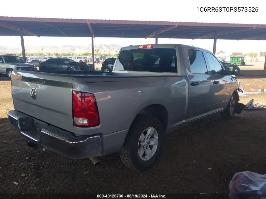 2023 Ram 1500 Classic Tradesman 4X2 6'4 Box VIN: 1C6RR6ST0PS573526 Lot: 40126730