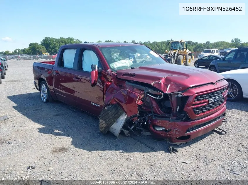 2023 Ram 1500 Big Horn/Lone Star VIN: 1C6RRFFGXPN526452 Lot: 40157086