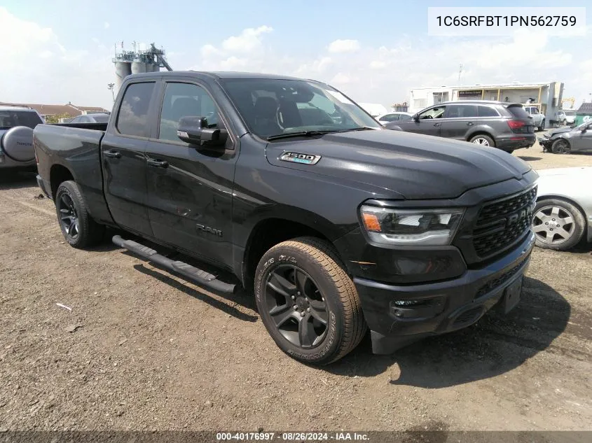 2023 Ram 1500 Big Horn Quad Cab 4X4 6'4 Box VIN: 1C6SRFBT1PN562759 Lot: 40176997