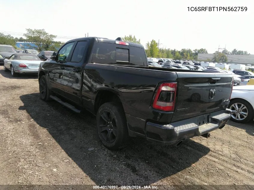 2023 Ram 1500 Big Horn Quad Cab 4X4 6'4 Box VIN: 1C6SRFBT1PN562759 Lot: 40176997