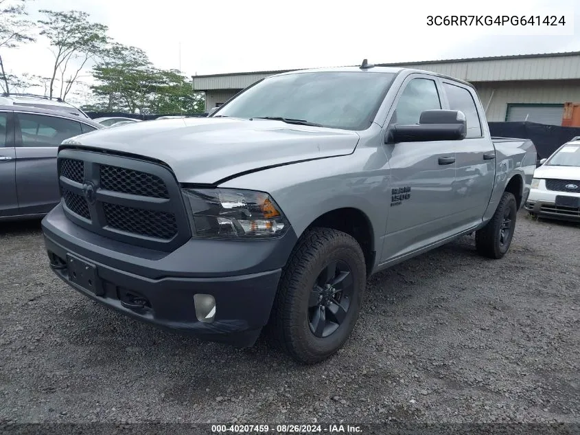 2023 Ram 1500 Classic Tradesman 4X4 5'7 Box VIN: 3C6RR7KG4PG641424 Lot: 40207459