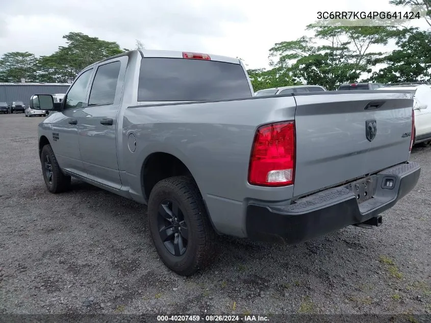 2023 Ram 1500 Classic Tradesman 4X4 5'7 Box VIN: 3C6RR7KG4PG641424 Lot: 40207459