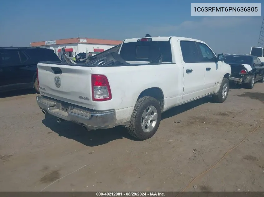 1C6SRFMT6PN636805 2023 Ram 1500 Big Horn 4X4 6'4 Box