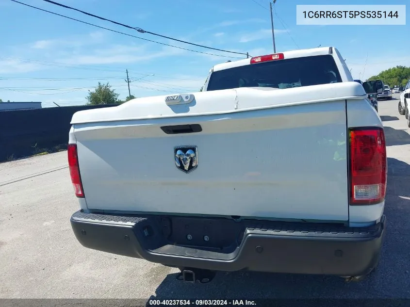 2023 Ram 1500 Classic Tradesman 4X2 6'4 Box VIN: 1C6RR6ST5PS535144 Lot: 40237534