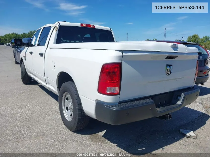 2023 Ram 1500 Classic Tradesman 4X2 6'4 Box VIN: 1C6RR6ST5PS535144 Lot: 40237534