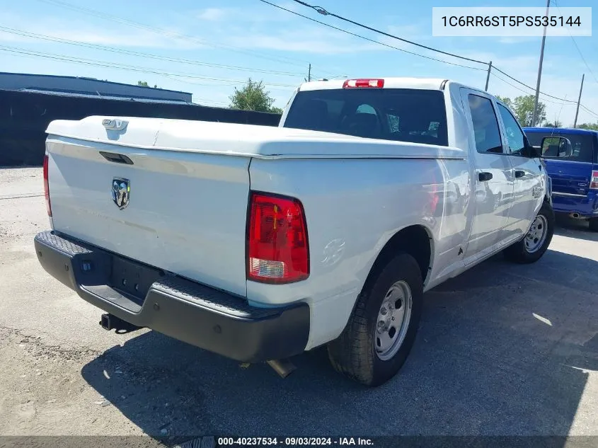 2023 Ram 1500 Classic Tradesman 4X2 6'4 Box VIN: 1C6RR6ST5PS535144 Lot: 40237534