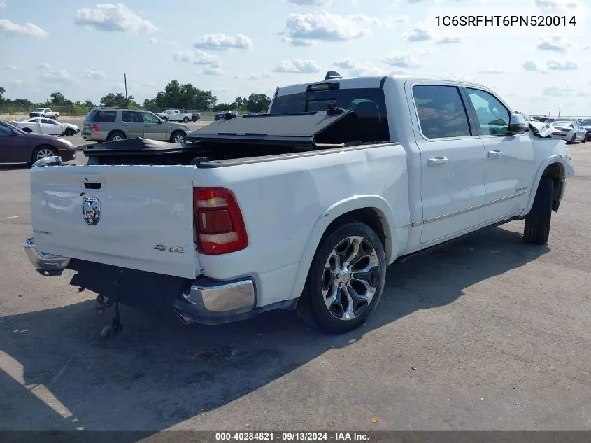 2023 Ram 1500 Limited 4X4 5'7 Box VIN: 1C6SRFHT6PN520014 Lot: 40284821