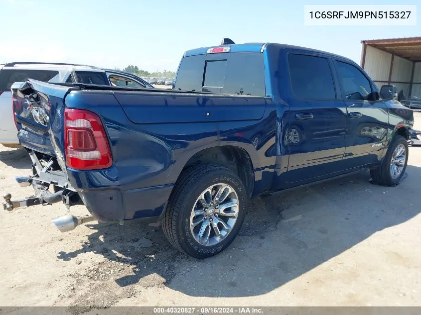 2023 Ram 1500 Laramie VIN: 1C6SRFJM9PN515327 Lot: 40320827