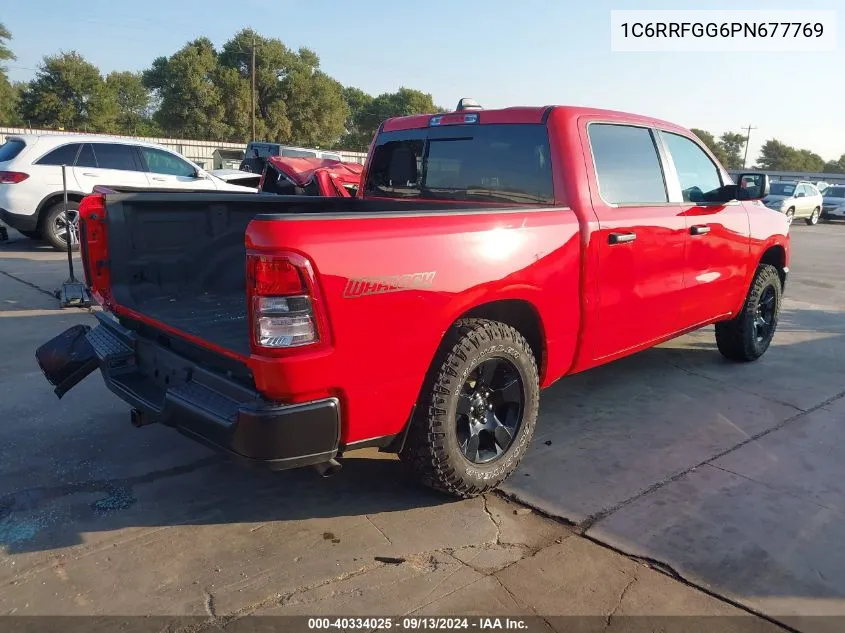 2023 Ram 1500 Tradesman 4X4 5'7 Box VIN: 1C6RRFGG6PN677769 Lot: 40334025