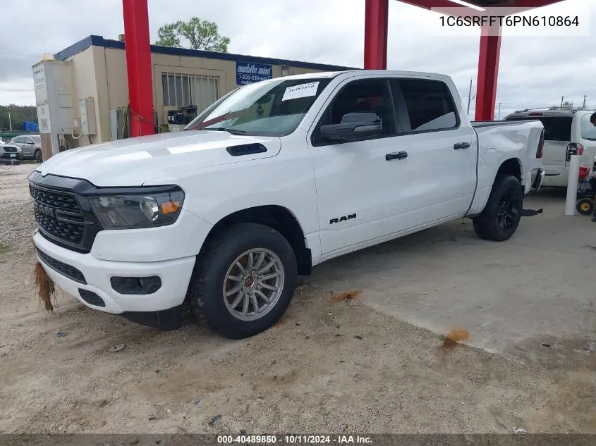 2023 Ram 1500 Big Horn 4X4 5'7 Box VIN: 1C6SRFFT6PN610864 Lot: 40489850