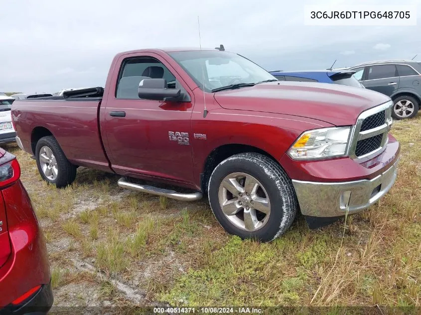 2023 Ram 1500 Classic Tradesman VIN: 3C6JR6DT1PG648705 Lot: 40514371