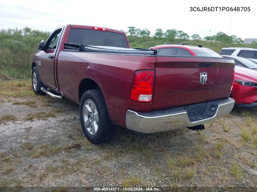 2023 Ram 1500 Classic Tradesman VIN: 3C6JR6DT1PG648705 Lot: 40514371