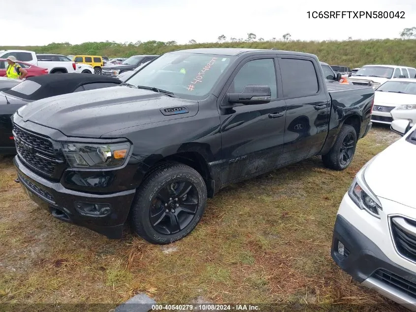 2023 Ram 1500 Big Horn/Lone Star VIN: 1C6SRFFTXPN580042 Lot: 40540279