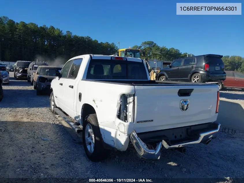 2023 Ram 1500 Big Horn 4X2 5'7 Box VIN: 1C6RREFT0PN664301 Lot: 40546356