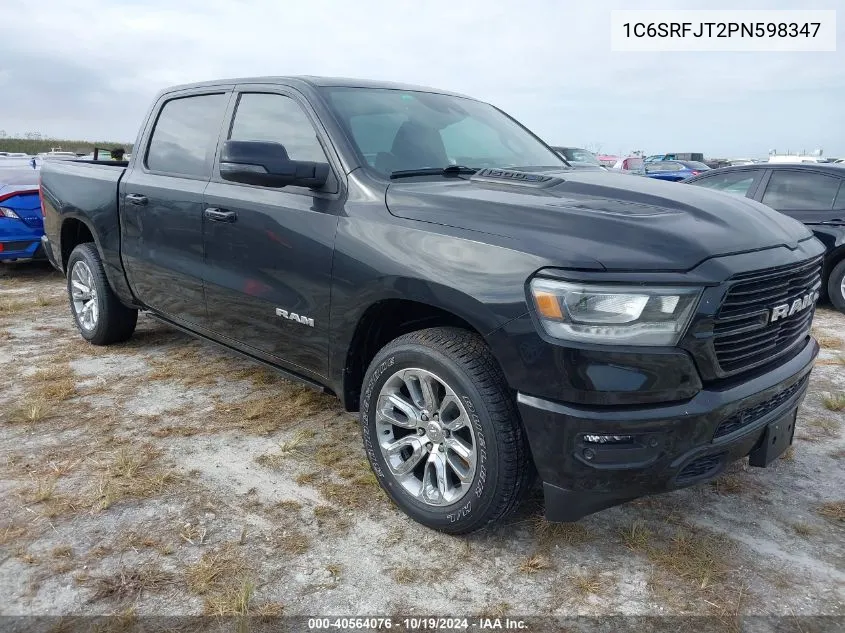 2023 Ram 1500 Laramie 4X4 5'7 Box VIN: 1C6SRFJT2PN598347 Lot: 40564076