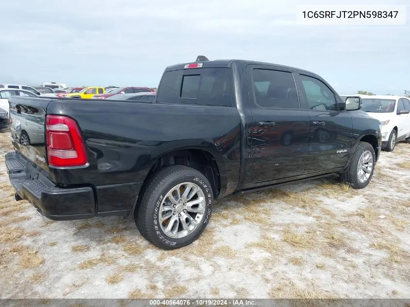 2023 Ram 1500 Laramie 4X4 5'7 Box VIN: 1C6SRFJT2PN598347 Lot: 40564076