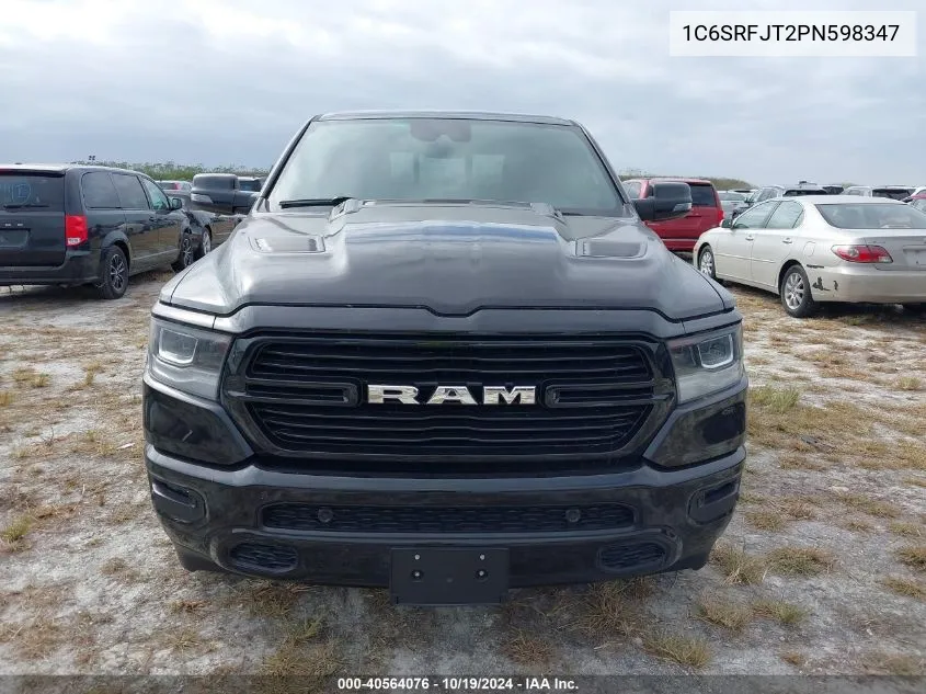 2023 Ram 1500 Laramie 4X4 5'7 Box VIN: 1C6SRFJT2PN598347 Lot: 40564076