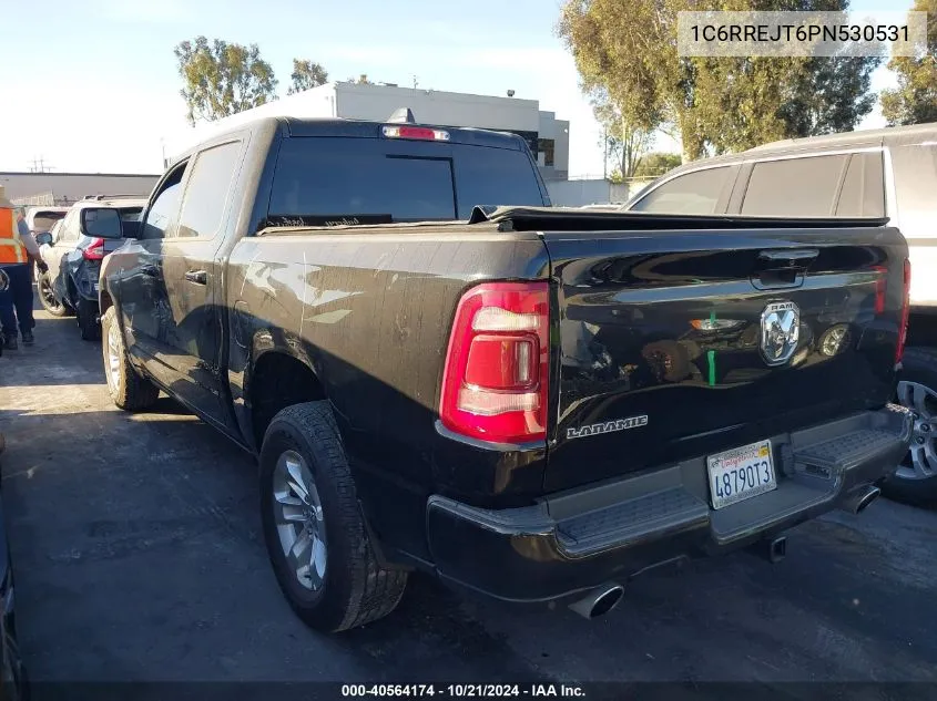 2023 Ram 1500 Laramie 4X2 5'7 Box VIN: 1C6RREJT6PN530531 Lot: 40564174